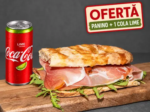 Prosciutto Crudo E Rucola Panino + 1 Coca Cola Lime